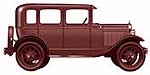 1930-31 Fordor Interior Trim Screw Set #1024