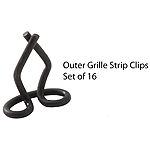 1936 Grille Outer Trim Clip Set 68-20002