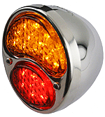 LED 6V Stainless Rear Light  A-13405-SL6A