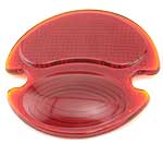 1928-29 Drum Tail Light Red Lens A-13450-AR