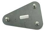 1930-31 Right Side Fender mount spare tyre plate only  A-1406-BPR
