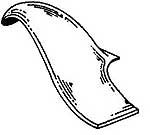 1930-31 Left Welled Steel Front Fender A-16006-CW
