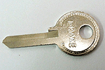 1932-48 Key Blank B-3686