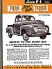 1949 Ford F1 Pickup Foldout Sales Brochure - Book L49FSBT