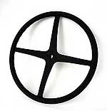 Black keyed steering wheel (Import) 1929 A-3600-BKI
