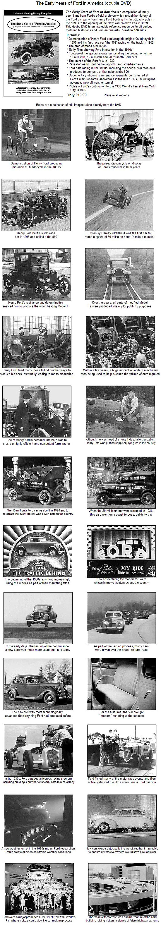 Ford America dvd