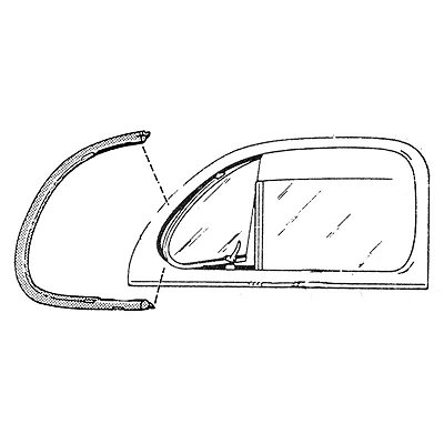 1940 Vent Window Front Seal Set 01A-7021448-PR