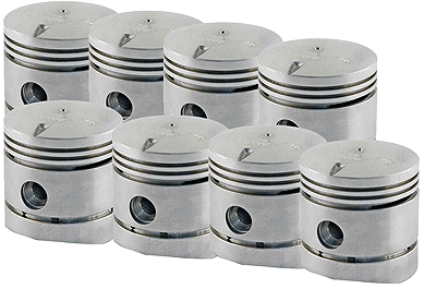 1936-42 Piston Set 01T-6108-STD