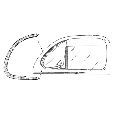 1941-48 Vent Window Seal Set 11A-7021448-PR