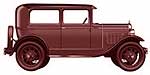 1930-31 Sedan Interior Trim Screw Set #1004