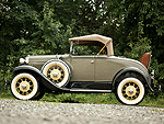 1930-31 Tan Deluxe Roadster Top Kit - ATRK/3A31-1A