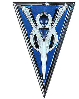 1934 Radiator Shell  Emblem 40-8217