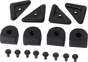 1935-37 Hood Bumper Set 48-16761