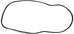 1937-39 Front Screen Seal 78-7003110