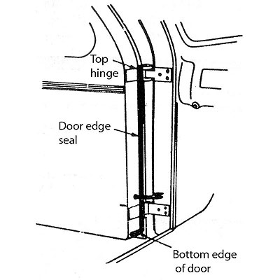 1938-40 Front of Door Seal Set 81A-7020456-PR