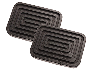 1949-51 Brake and clutch Pedal Pad Set 8A-2454