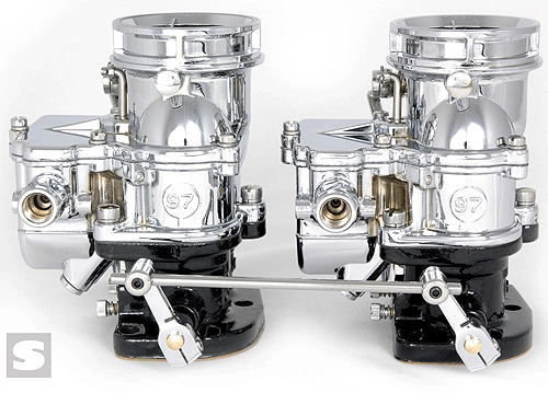 Stromberg Chrome 2X2 Carb Linkage - 9241S-CHR