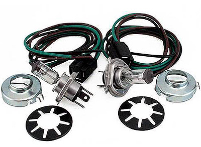 1928-39 Quartz 12V Headlamp Adapter Set A-13007-Q12