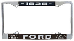 1929 License Plate Frame A-13146-B