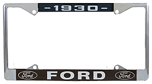 1930 License Plate Frame A-13146-C