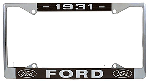 1931 License Plate Frame A-13146-D