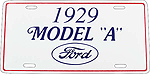 1929 Licence Plate A-13147-B