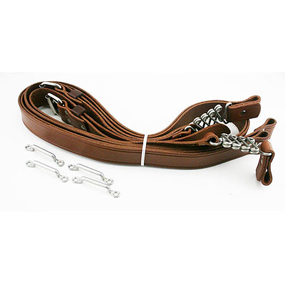 Brown Hot Rod Hood Strap Set A-16613