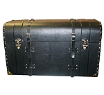 1928-31 Black Straight Back Trunk  A-18574-S