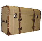 1928-31 Tan Curved Back Trunk A-18574-CT