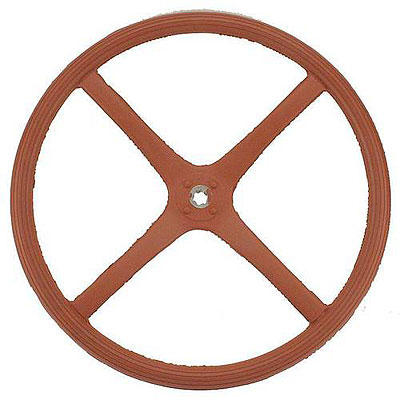 1928-29 Red Splined Steering Wheel A-3600-AF