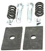 Speedway Motors Black Radiator Support Rods – Fits Ford 1928-1931, Steel, 27 Inch