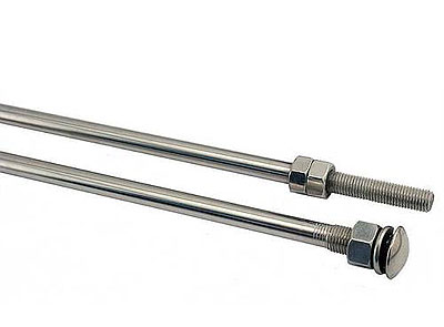 1928-31 S/S Radiator Brace Rod Set  A-8133-SS