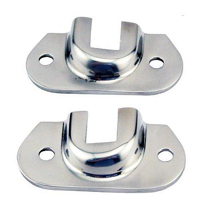 1928-32 Stainless Brace Rod Bracket Set A-8140/41-SS