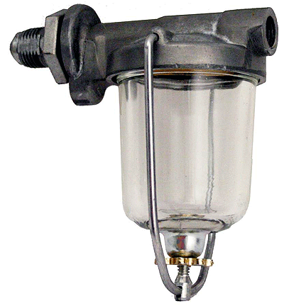 1928-31 Glass Sediment Bowl Assembly A-9155