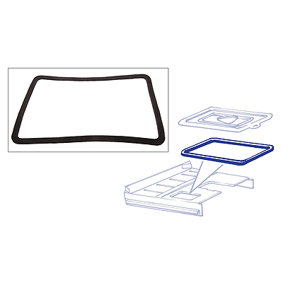 1953-56 Battery Hole Cover Seal BAAA-8101645-B