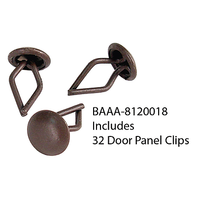 1953-56 Door Panel Clip Set BAAA-8120018