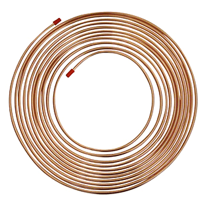 Copper 1/4 inch Brake or Fuel Pipe E62A-CU114