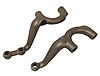 Hot Rod RHD Deep Drop Thru Hole Steering Arms HR-3130-RHDD