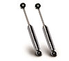 Traditional Style Chrome Shorty Hot Rod Shocks HR-18015-C