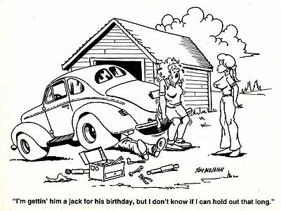 Birthday Jack - Hotrod Cartoon