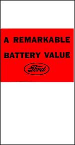 Ford Battery information brochure  -  Code: LA18