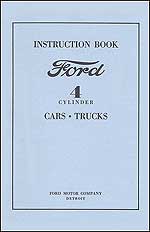 1932-34 Instruction book 4 cylinder cars & Trucks  -  Code: LV18