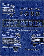 52-54 Ford Passenger car shop manual  -  Code: LVG