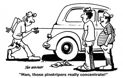 Pinstriper - Hotrod Cartoon